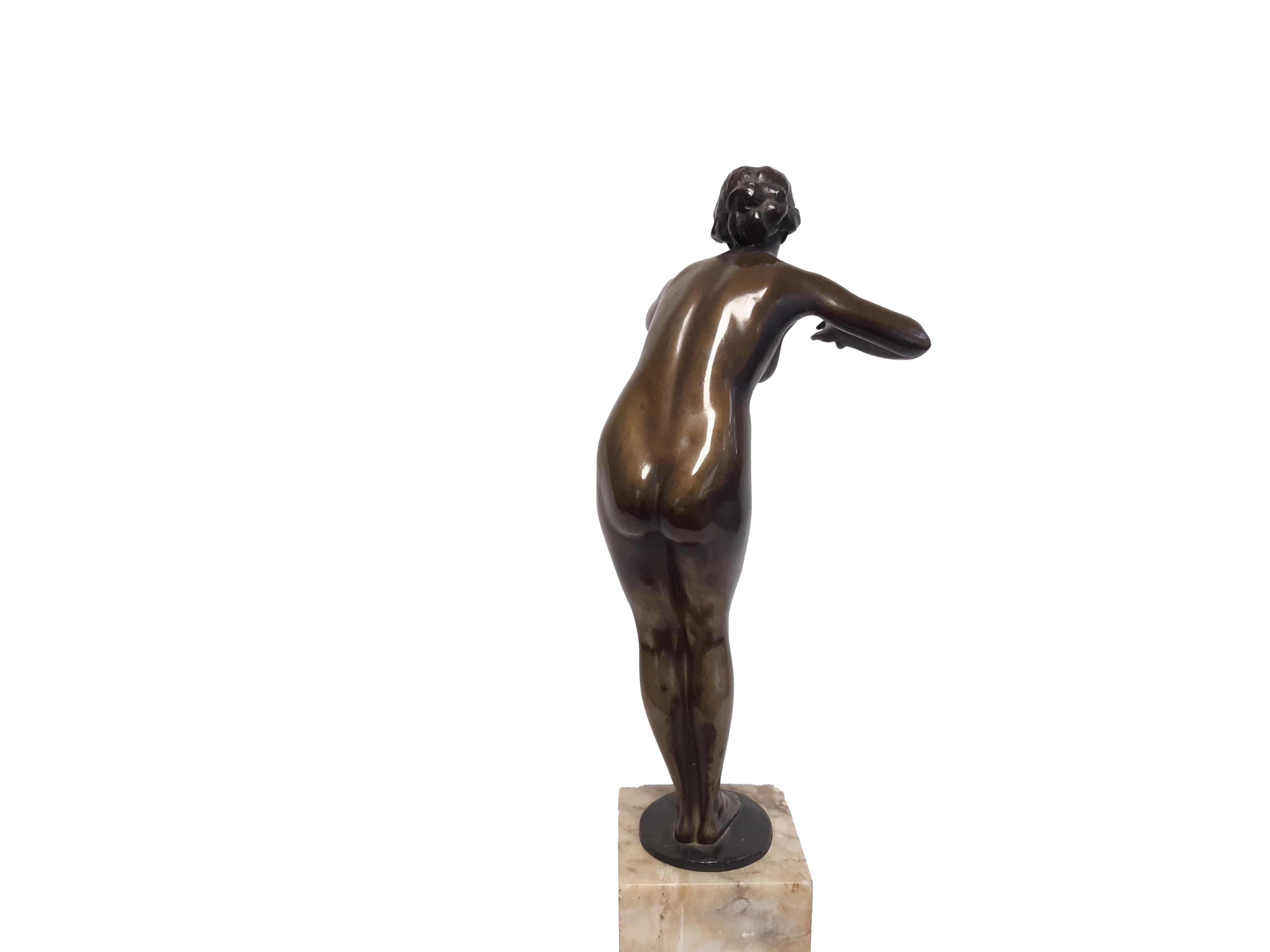 Bronzefigur Akt von Victor Heinrich Seifert For Sale 2