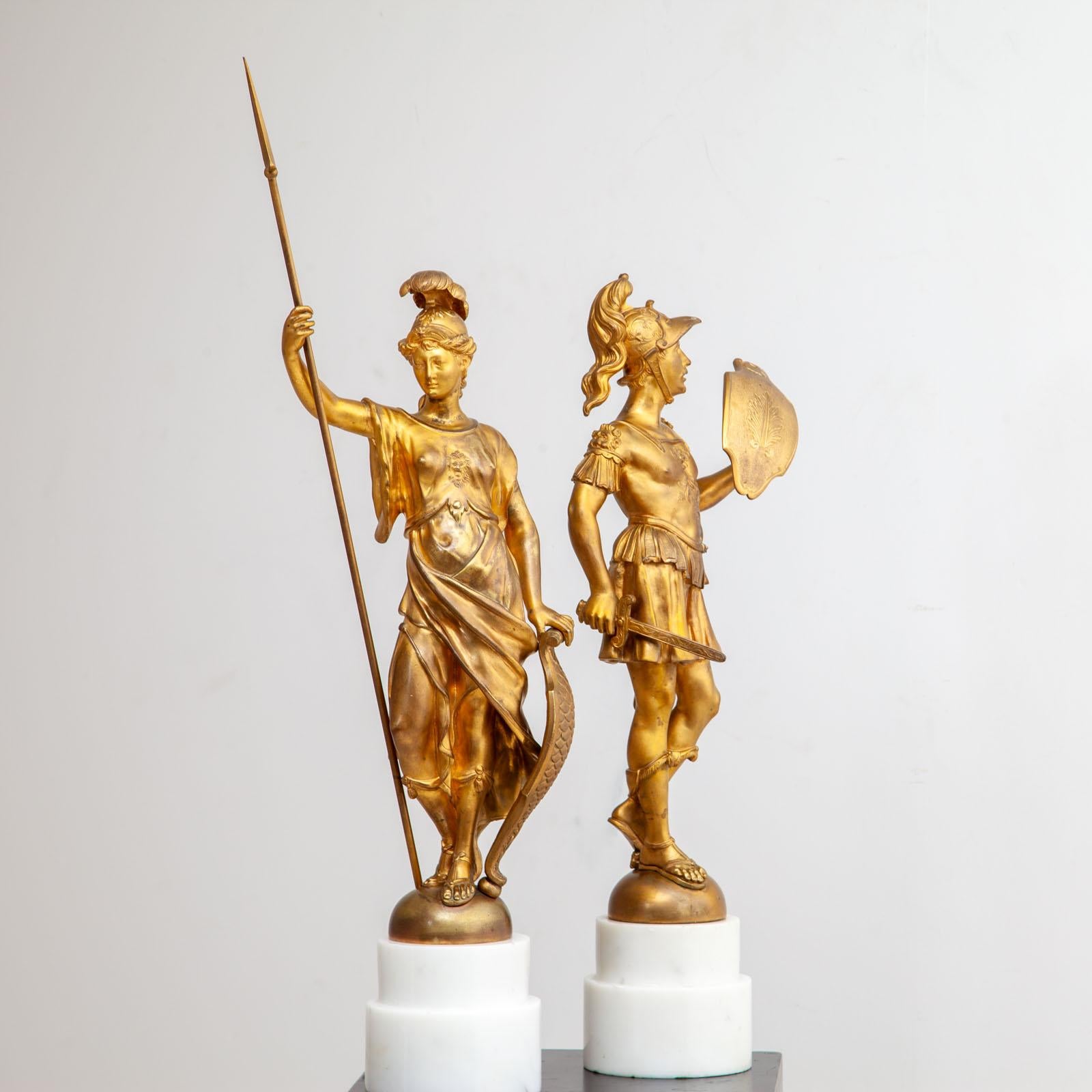Italiano Bronzi, Minerva e Marli, probabilmente Italia, seconda metà del XIX secolo in vendita