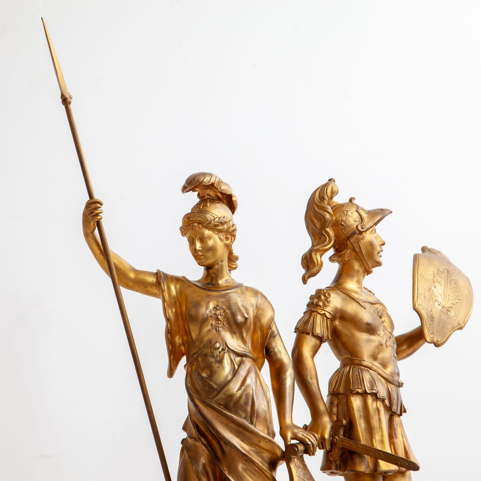 Bronzi, Minerva e Marli, probabilmente Italia, seconda metà del XIX secolo in vendita 2