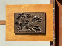 Bronzo Ernesto Treccani Con Autentica, xx Secolo, Treccani, Certificato