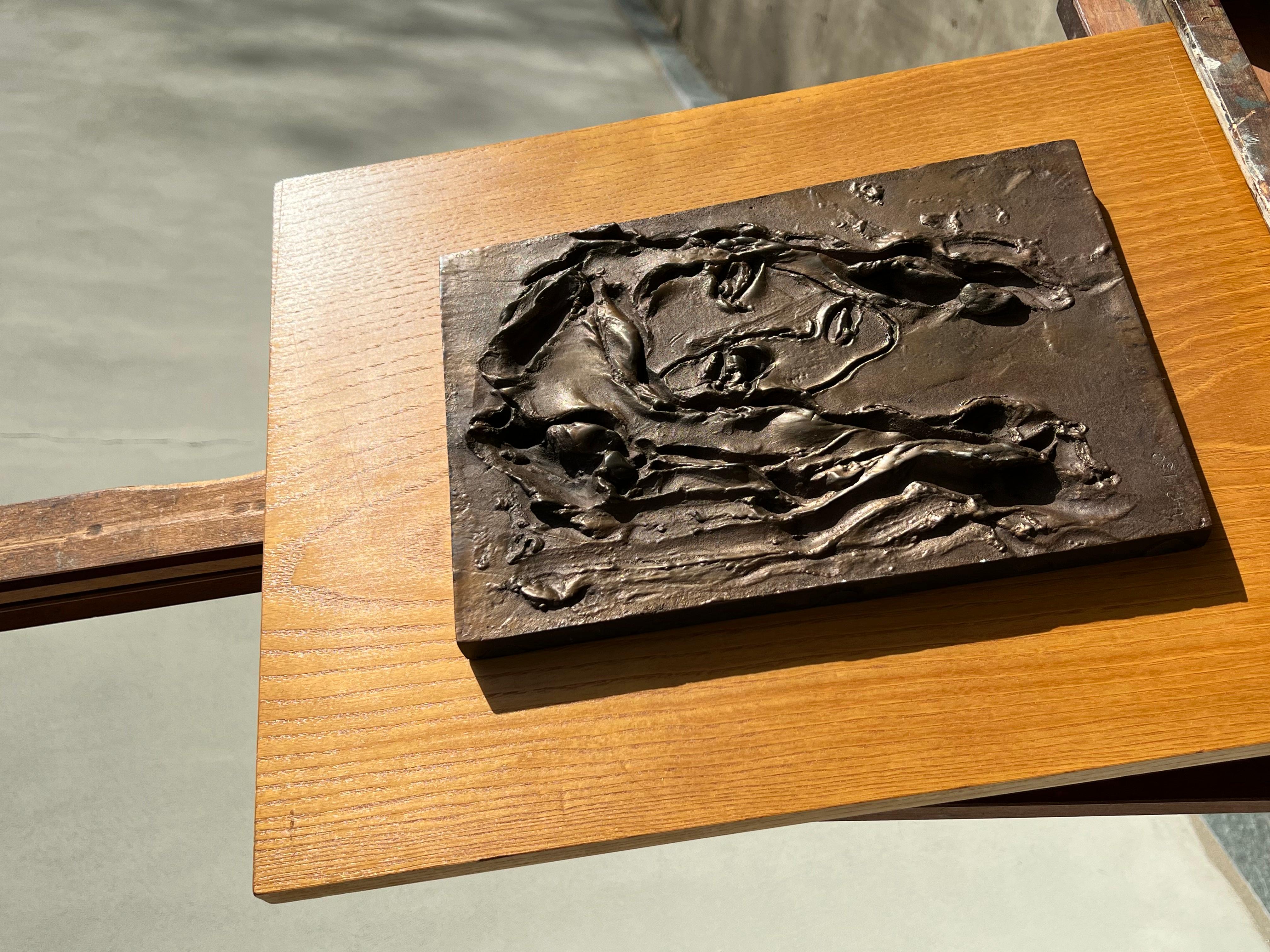 Bronze-ernesto-Baccani con authentica – xx secolo – treccani – Certificat im Zustand „Hervorragend“ im Angebot in Milano, MI