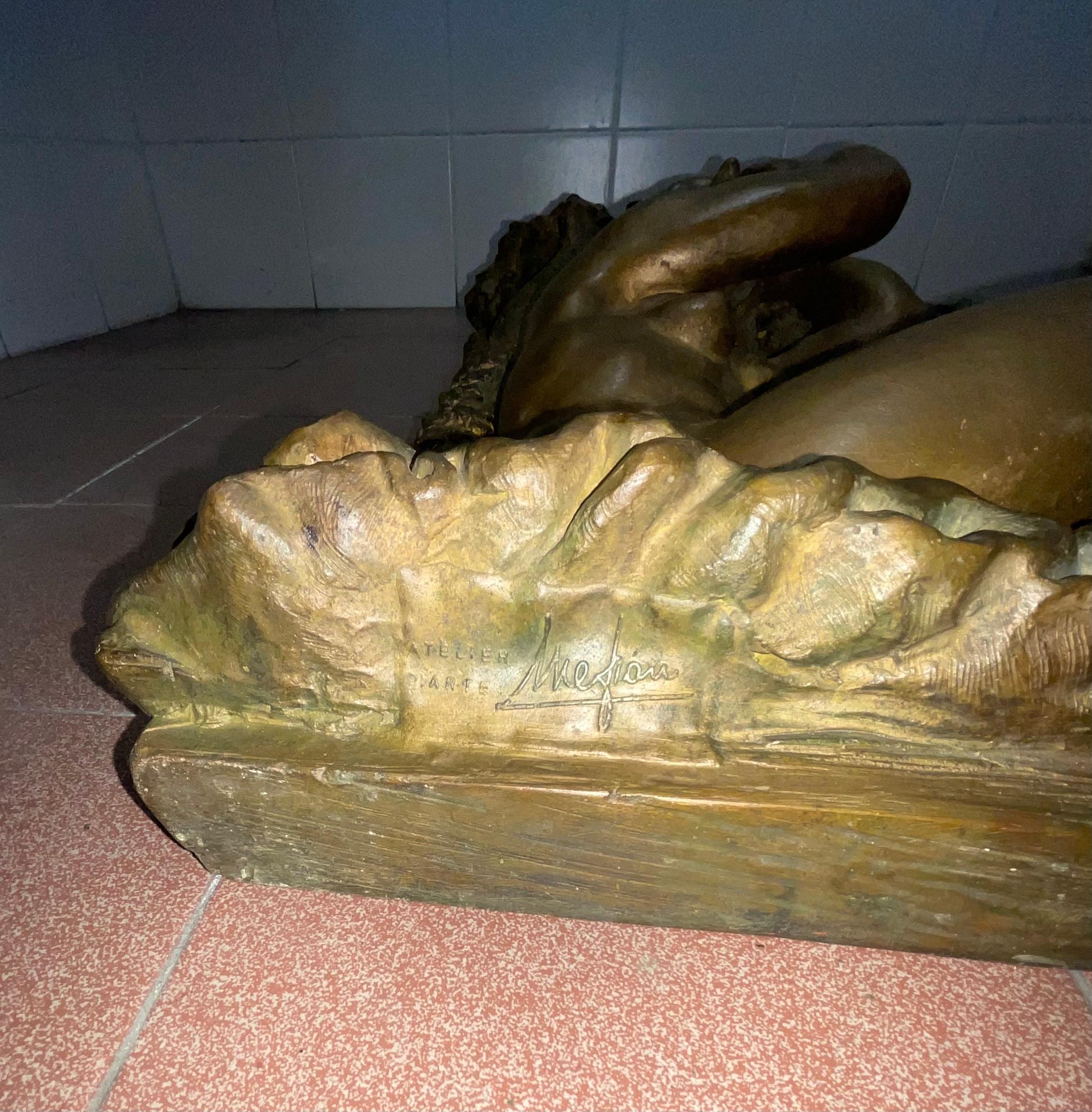BRONZO - scultura raffigurante DONNE  AL BAGNO - Atelier d’arte - Italia 1960 Bronce en venta