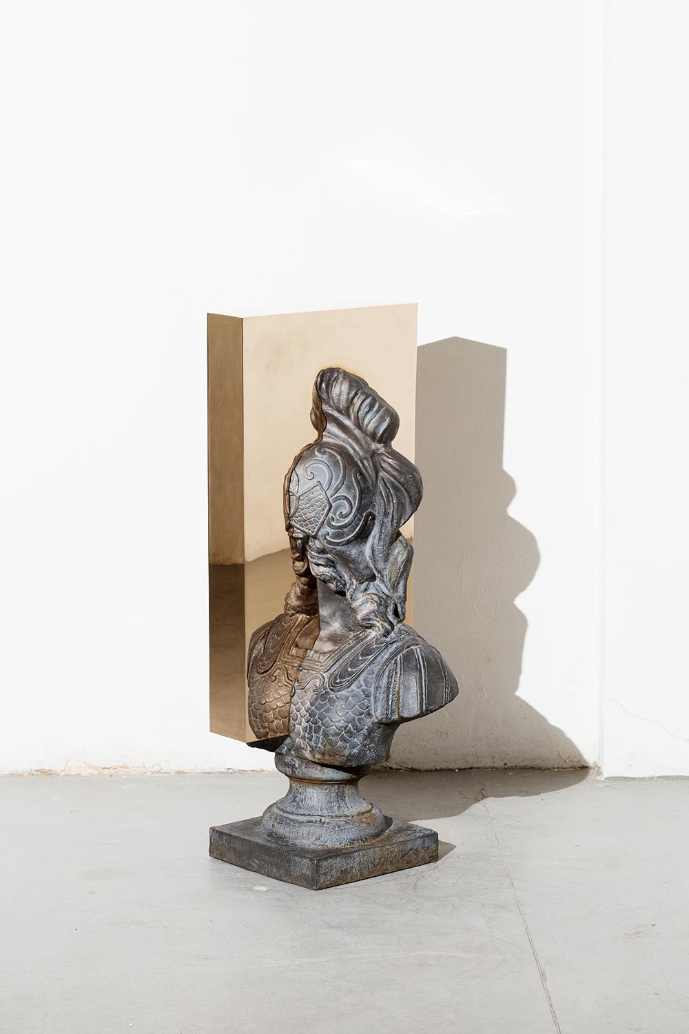 Bronzo su scultura d'epoca (bust) della serie Boolean di Nucleo in vendita 1
