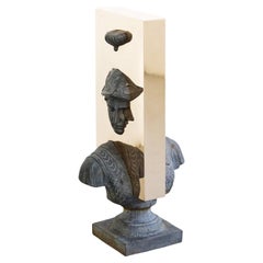 Bronze auf Vintage-Skulptur (Büste) aus der Serie Boolean von Nucleo