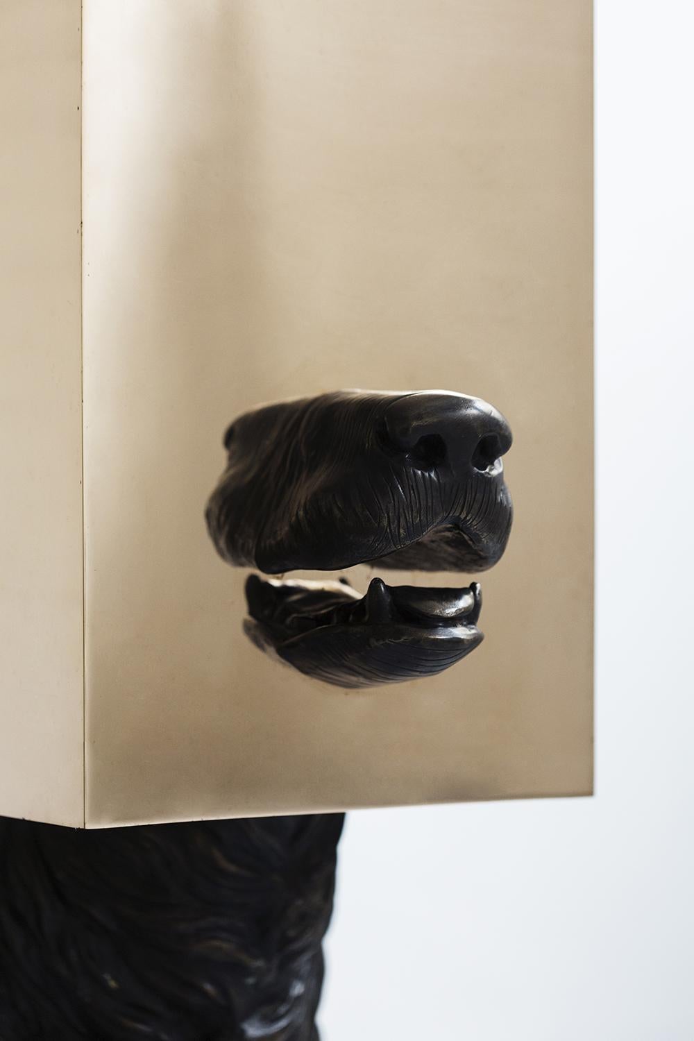 19th Century Bronze sur sculpture vintage (DOG) de la série Boolean par Nucleo en vente