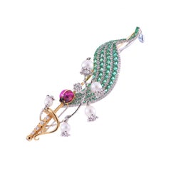 Sybarite Lily of the Valley Brooch