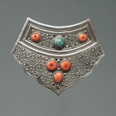 Brooch Created from an Old Mongolian Hair Ornament