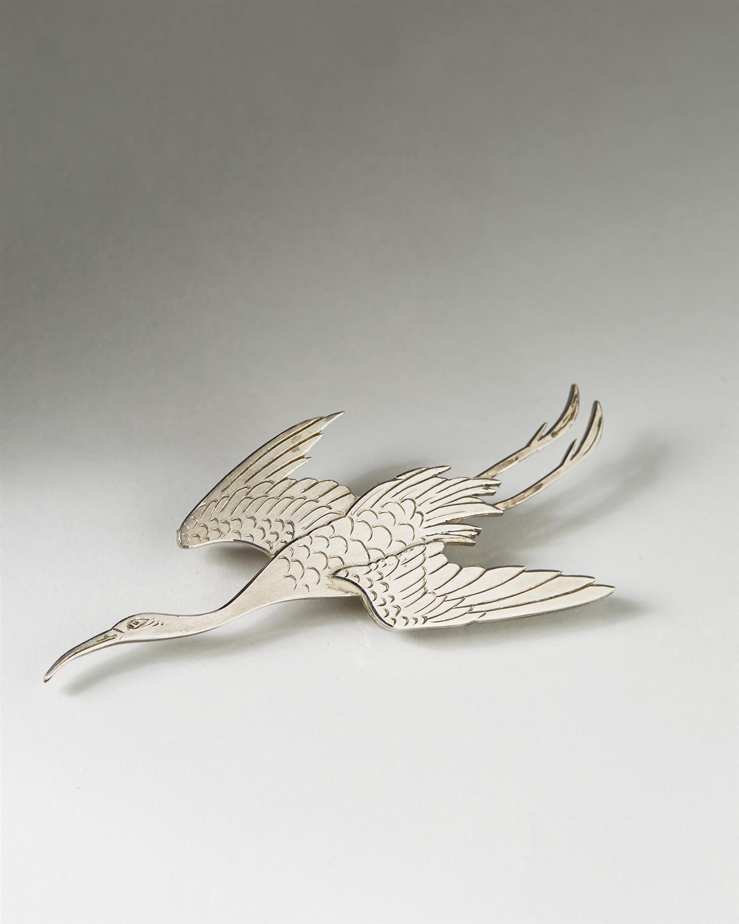 Modern Brooch, Designed by Wiwen Nilsson for Anders Nilsson For Sale