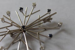 Broche "Flocon de neige" de Henning Koppel pour Georg Jensen