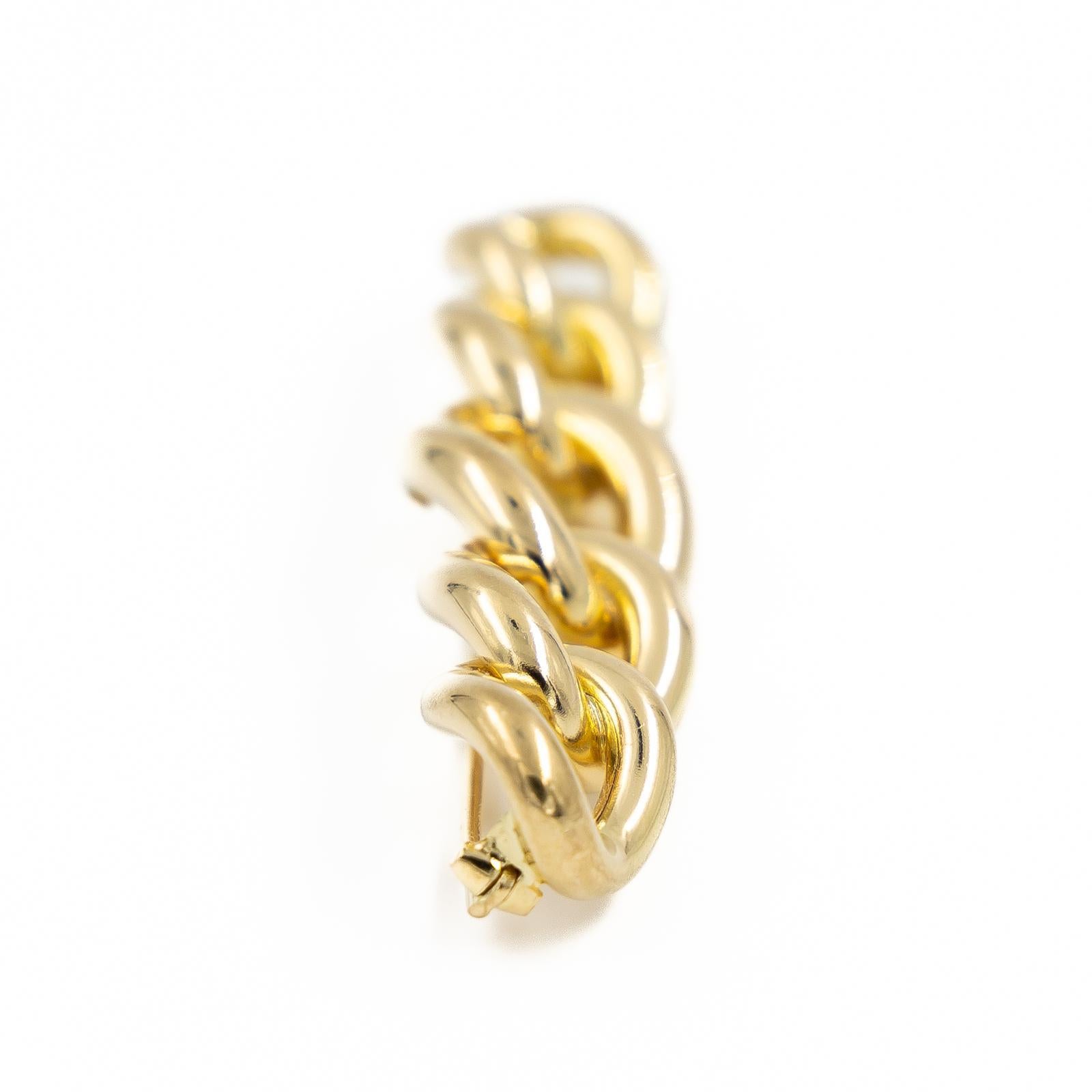 Women's Brooch Yellow Gold For Sale