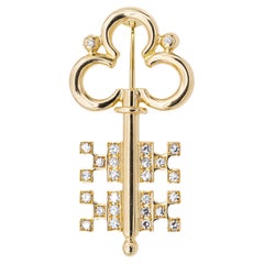 Brooch Yellow Gold Diamond