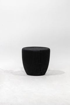 BROOK, Rough Black Monkey Pod stool