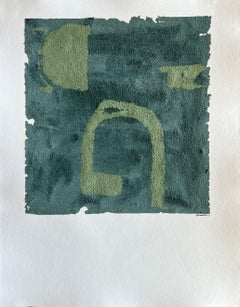 G vs G 2 by Brook Soss, Vertical Abstract on Paper With Sandstone
