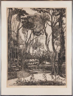 Brooke Cameron, 'Four Seasons, Fall-Backwater', 1975, Intaglio, 2 of 35, Signed