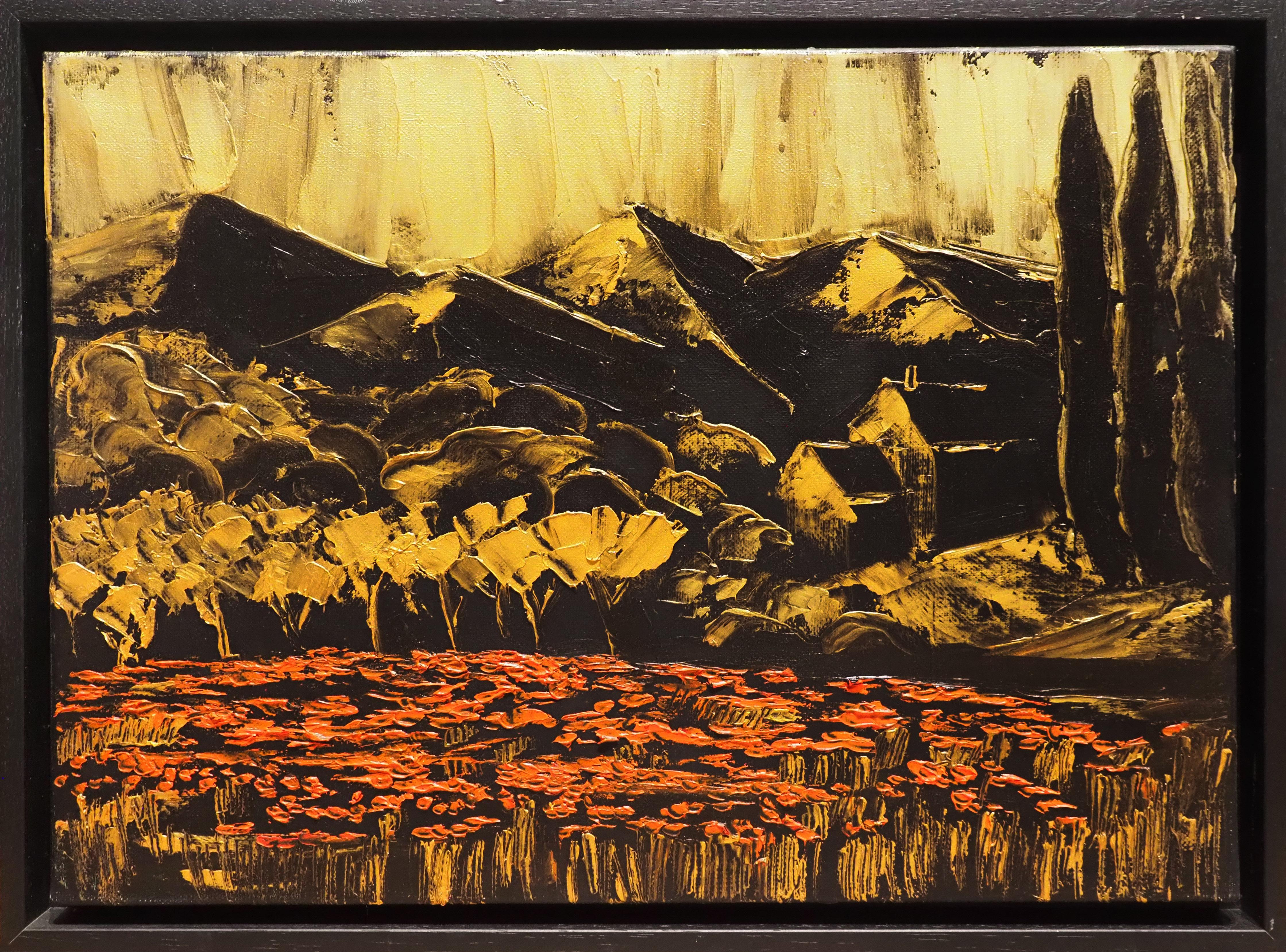 Brooke Major Landscape Painting - Coquelicots