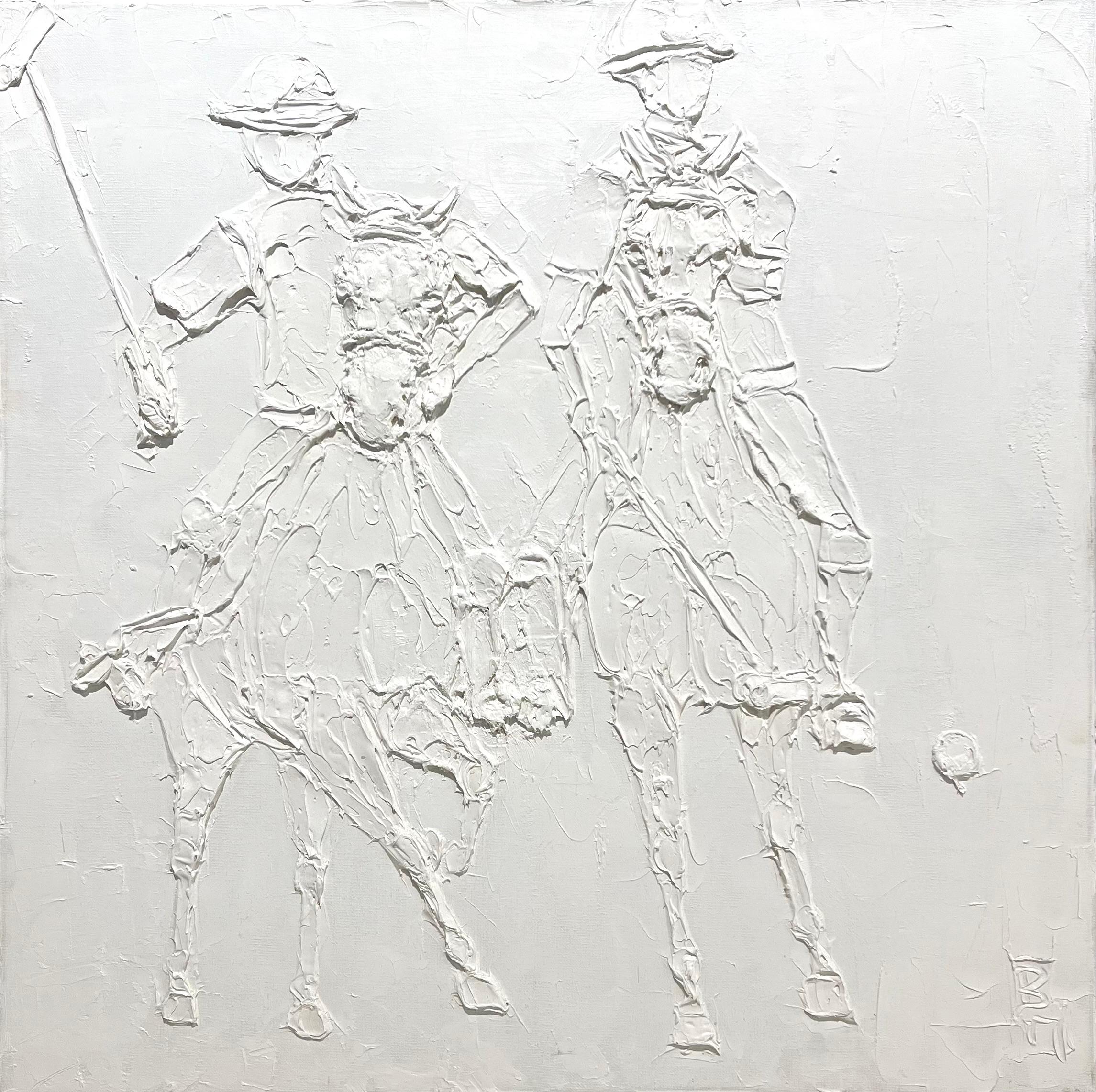 Animal Painting di Brooke Major - Giocatori di polo