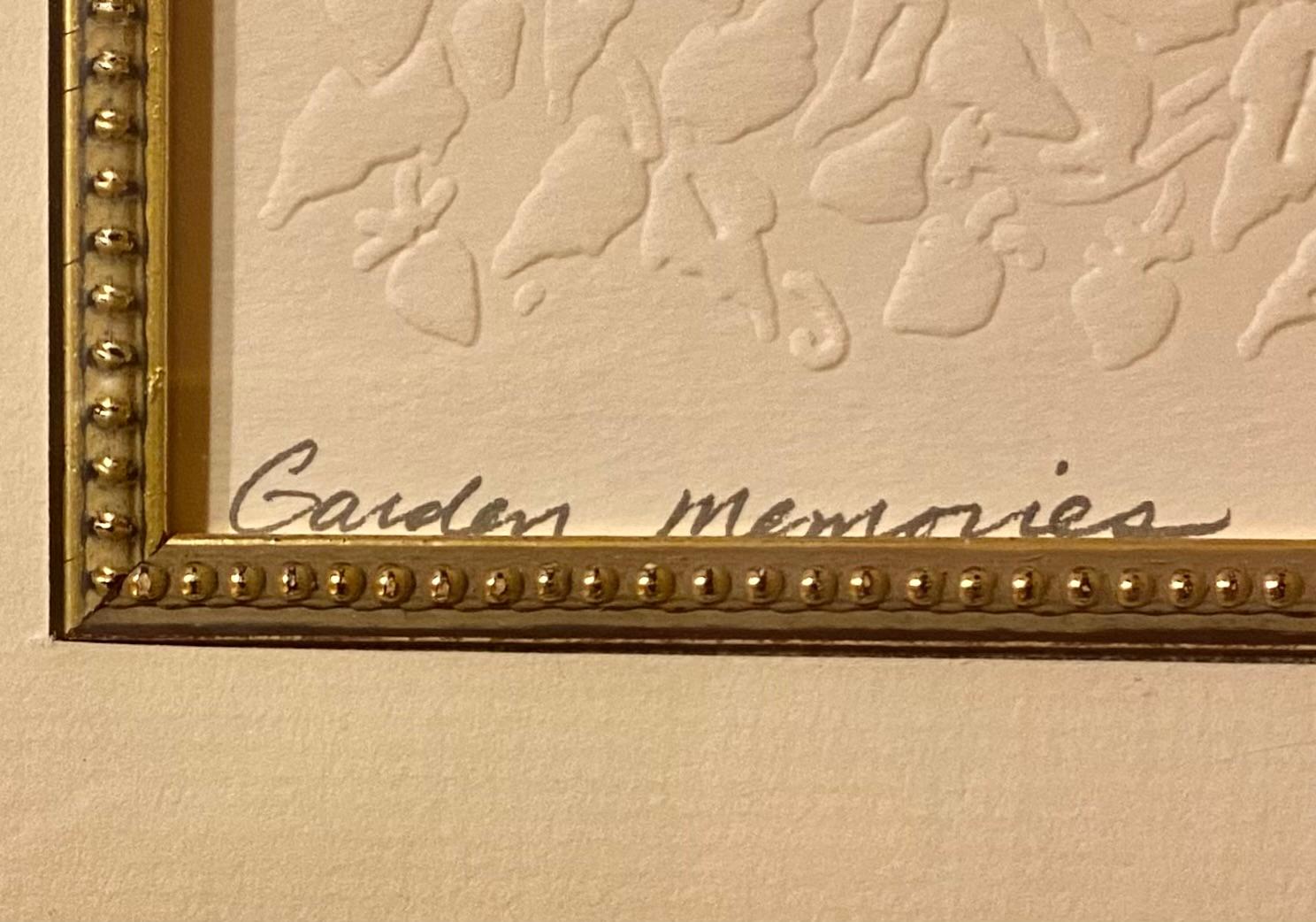 Brooke Morrison Stampa litografica ad acquerello Memorie del giardino con titolo e firma in vendita 5