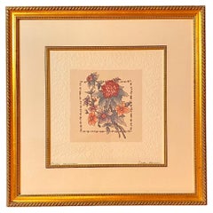 Brooke Morrison Lithographie-Aquarelldruck-Garten Erinnerungen mit Titeln und signiert