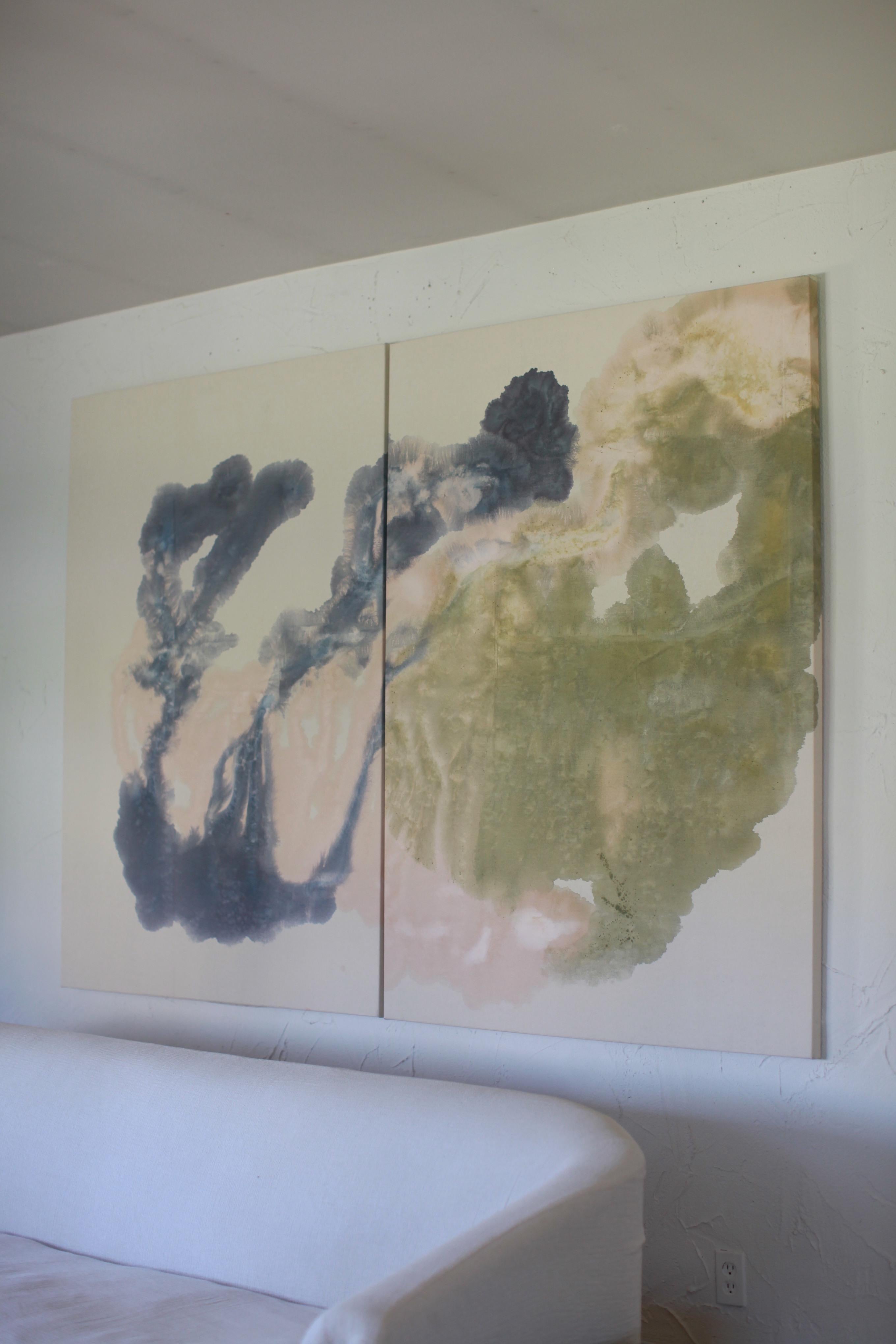 Brooke Noel Morgan Abstract Painting - Estuary No. 2