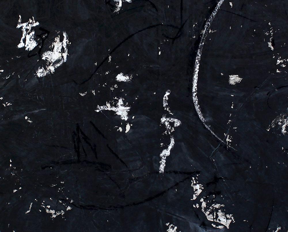 Solstice 2 (Abstract painting) - Black Abstract Painting by Brooke Noel Morgan