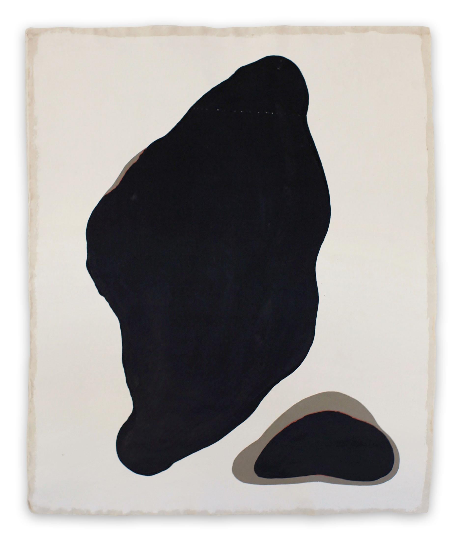 Abstract Painting Brooke Noel Morgan - Stone 3 (peinture abstraite)