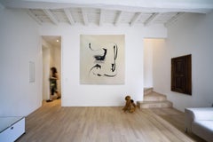 Winter trees (Abstract painting)