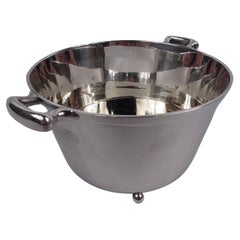 Retro Brooklyn Barware—Midcentury Modern Sterling Silver Ice Bucket