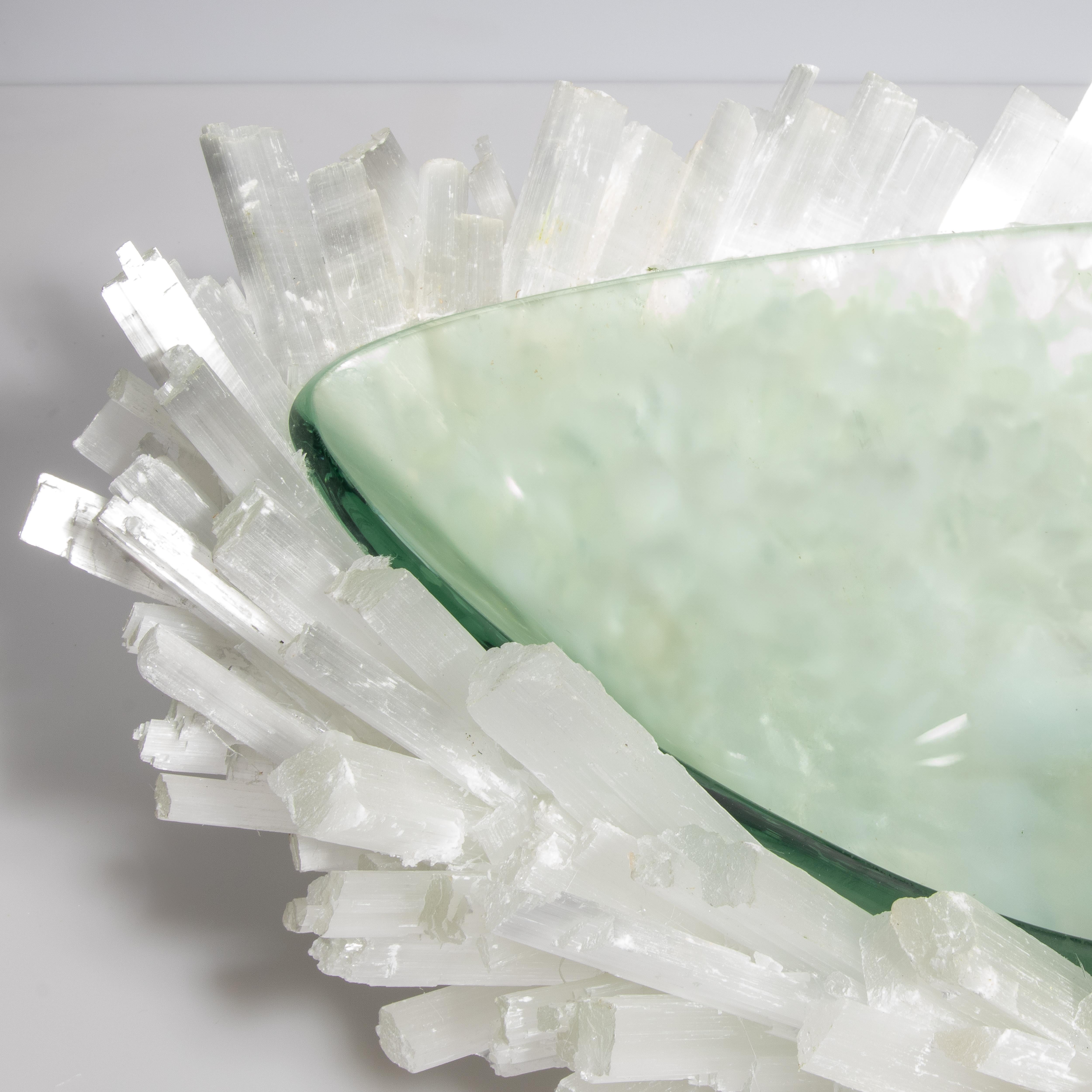 Ciotola extra large in selenite in vendita 2