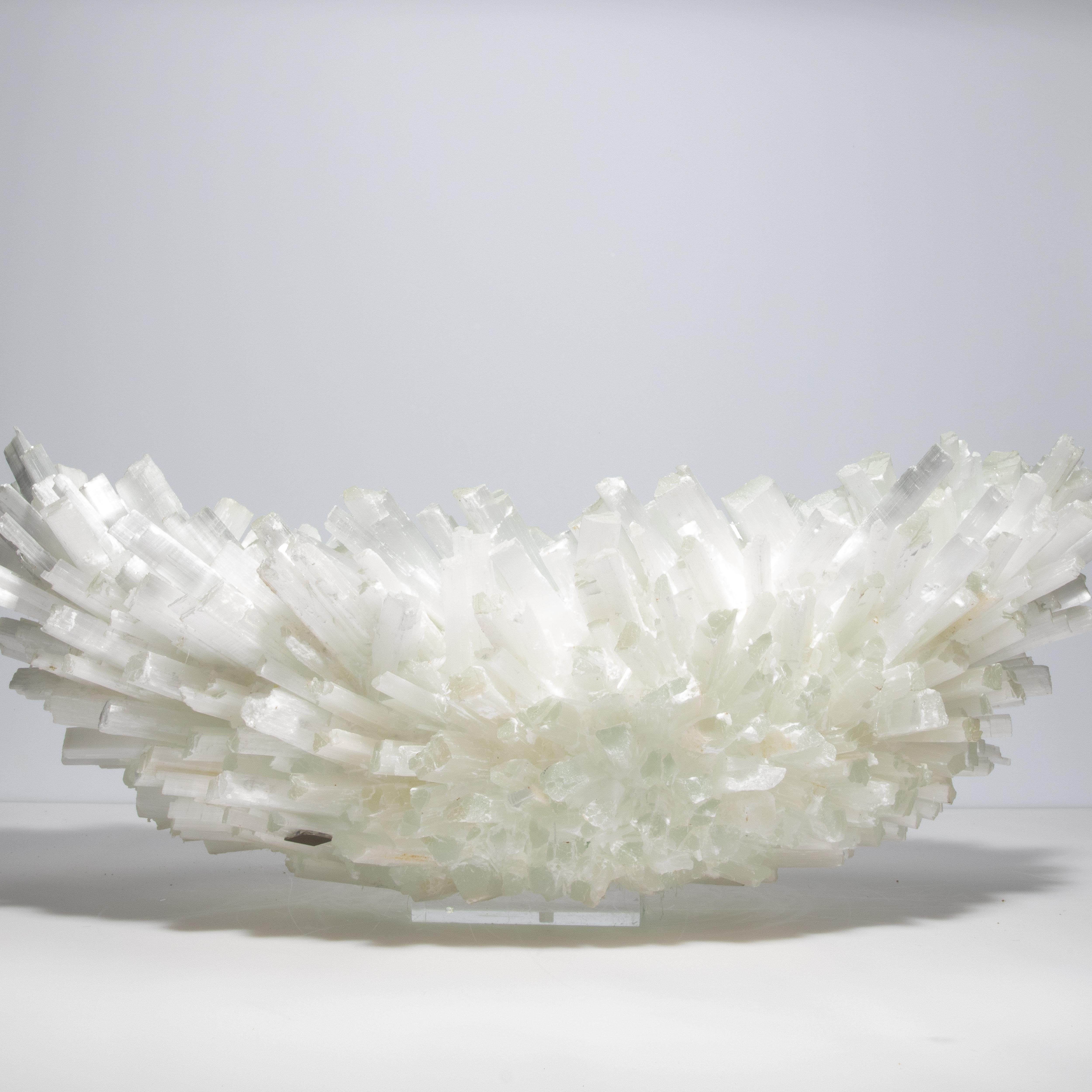 Cristallo di rocca Ciotola extra large in selenite in vendita
