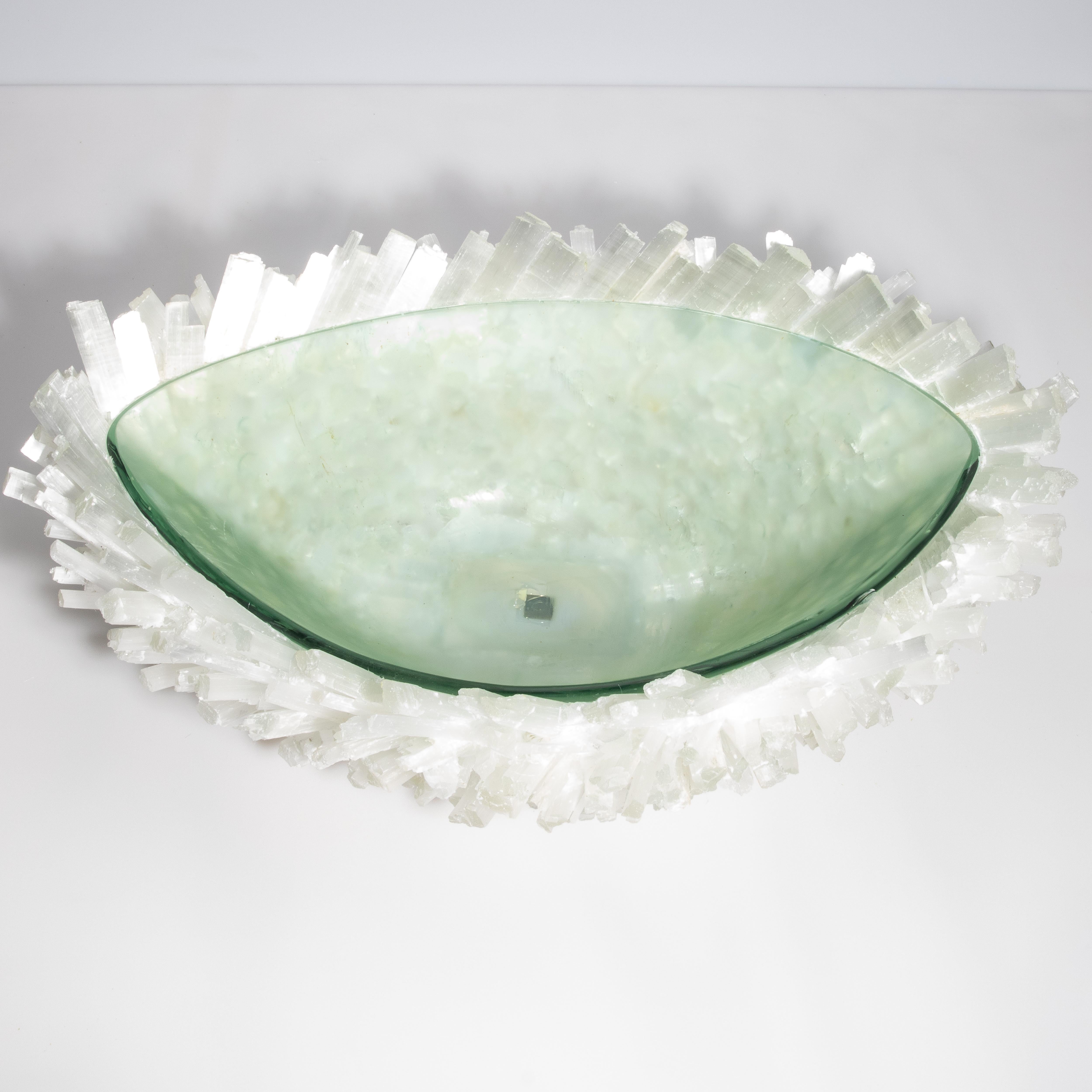 Ciotola extra large in selenite in vendita 1