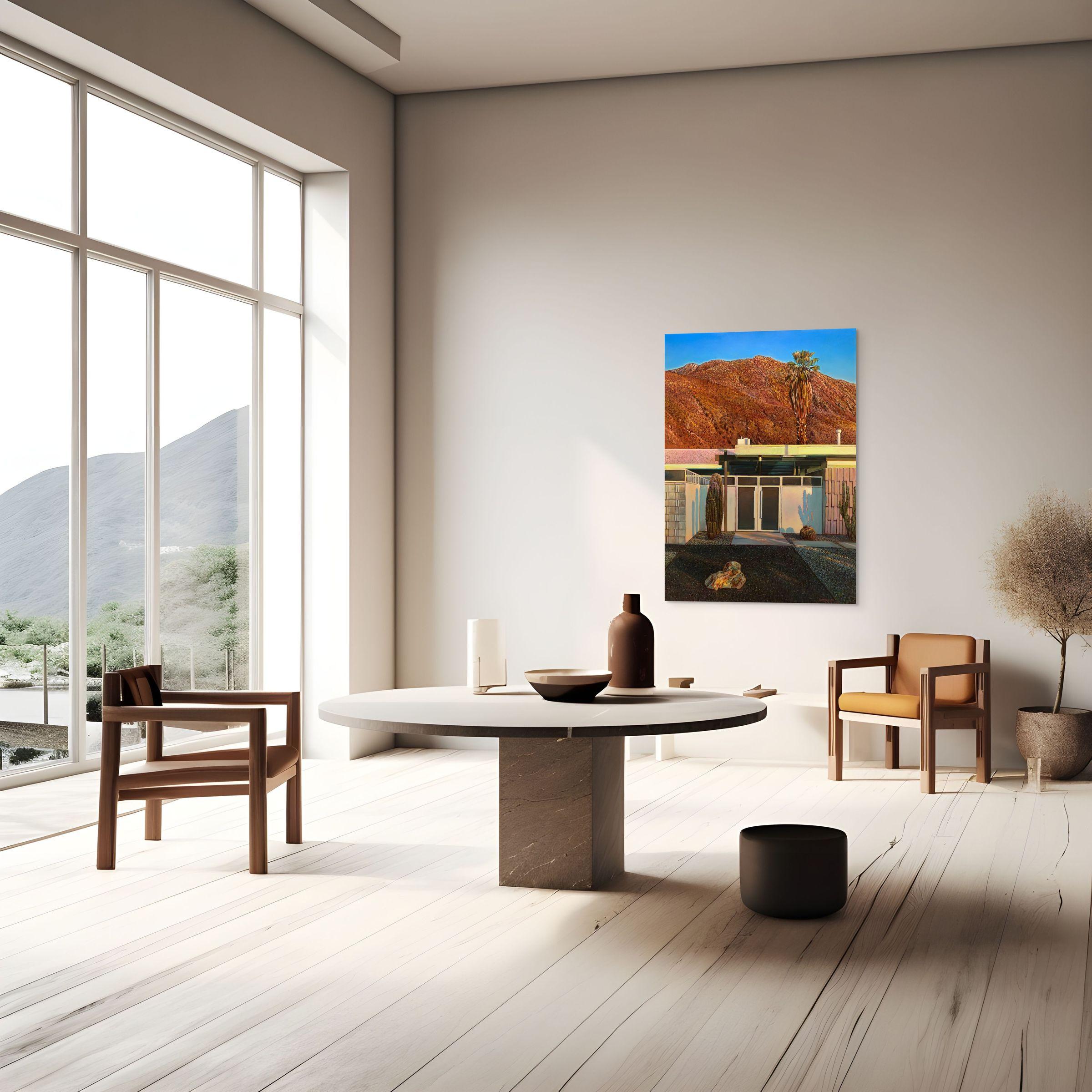 Garden of Stone: Midcentury - Painting by Brooks Anderson