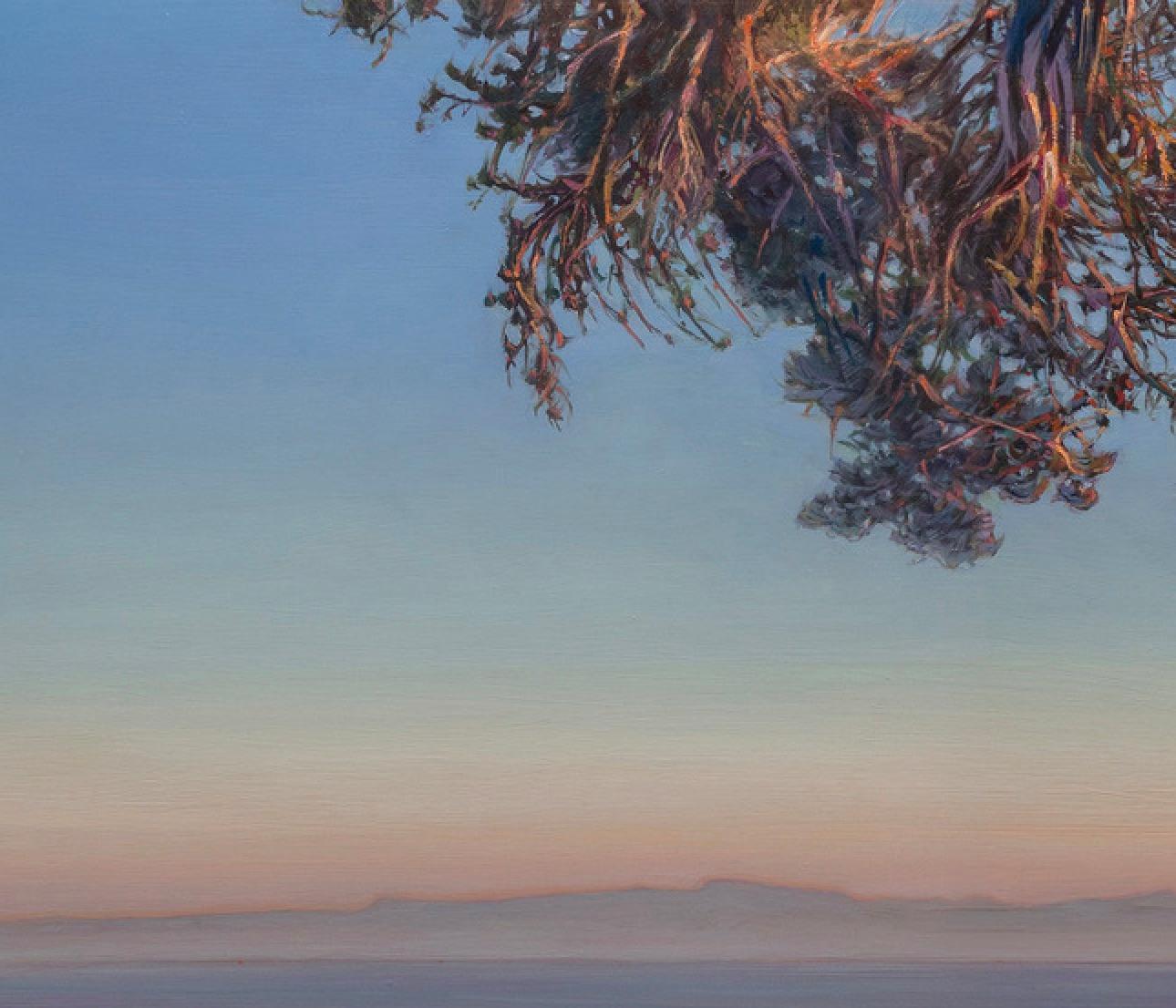 GRAVITAS: Studie - frühes Abendabends Sonnenuntergang (Grau), Still-Life Painting, von Brooks Anderson