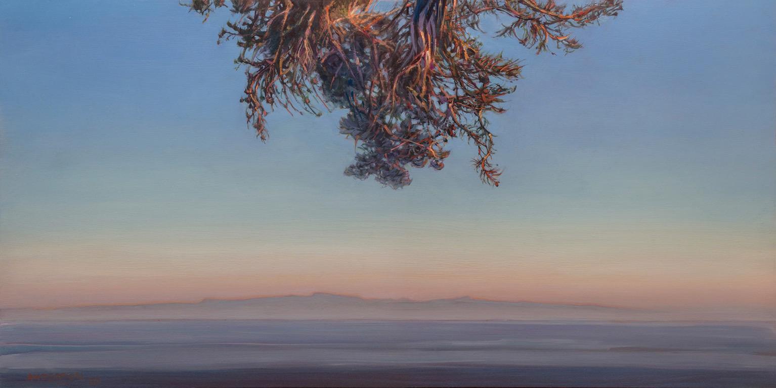 Brooks Anderson Still-Life Painting – GRAVITAS: Studie - frühes Abendabends Sonnenuntergang