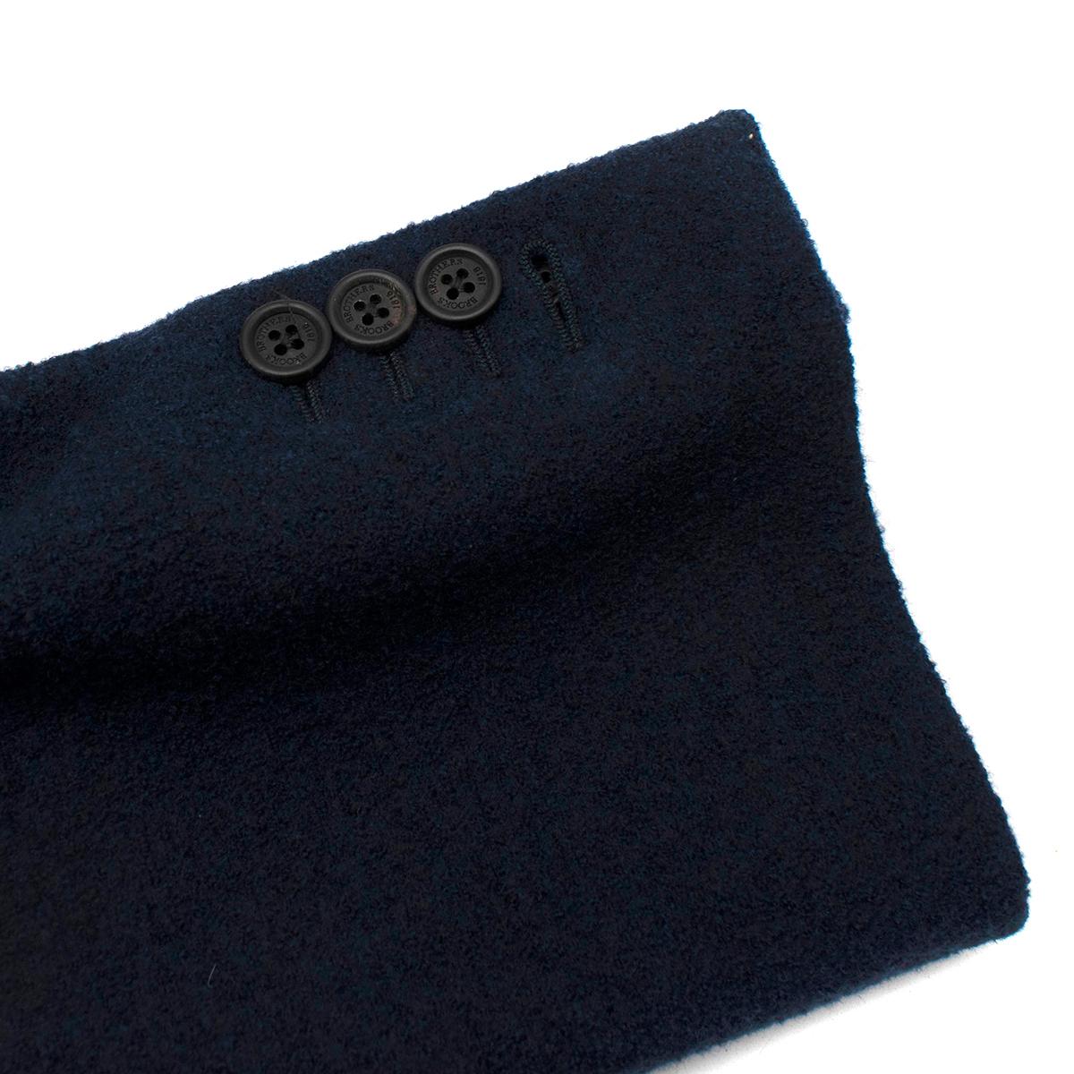 Brooks Brothers Goldener Fleece-Oberteil aus weicher Wolle - US 44R Herren im Angebot