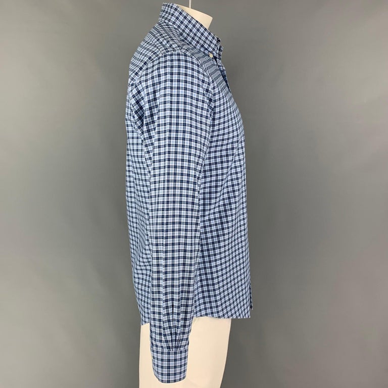 The Brooks Shirt - Green & Blue Abstract Print