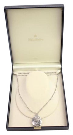 Brooks Brothers White Silver Engraved 47bba919 Necklace