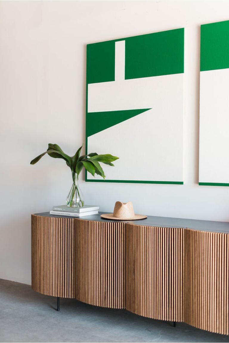 Brooks Credenza (5 Doors) by Croft House In New Condition For Sale In Los Angeles, CA