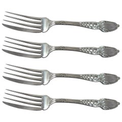 Broom Corn by Tiffany & Co. Sterling Silver Fish Fork Set 4pc AS Custom Made