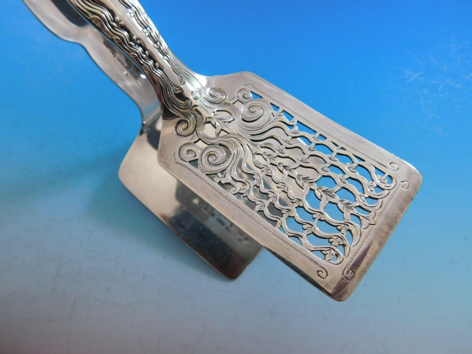 Pince à asperges en argent sterling, 7 3/8