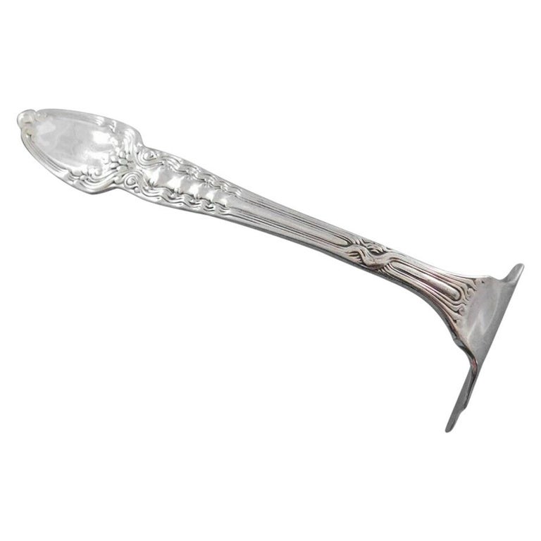 Broom Corn by Tiffany and Co. Sterling Silver Baby Food Pusher Custom Made For Sale at 1stDibs