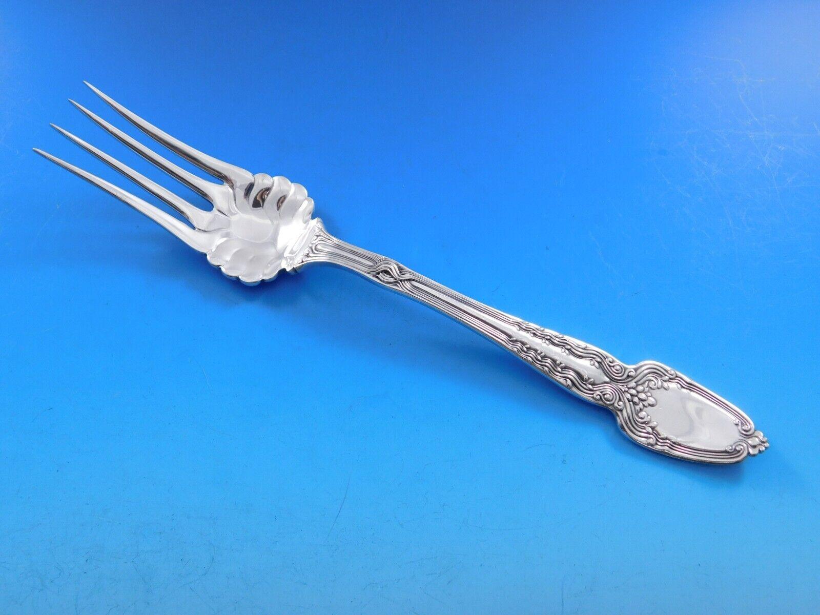 Broom Corn by Tiffany & Co Sterling Silver Flatware Set 8 Service 59 pcs Dinner For Sale 4