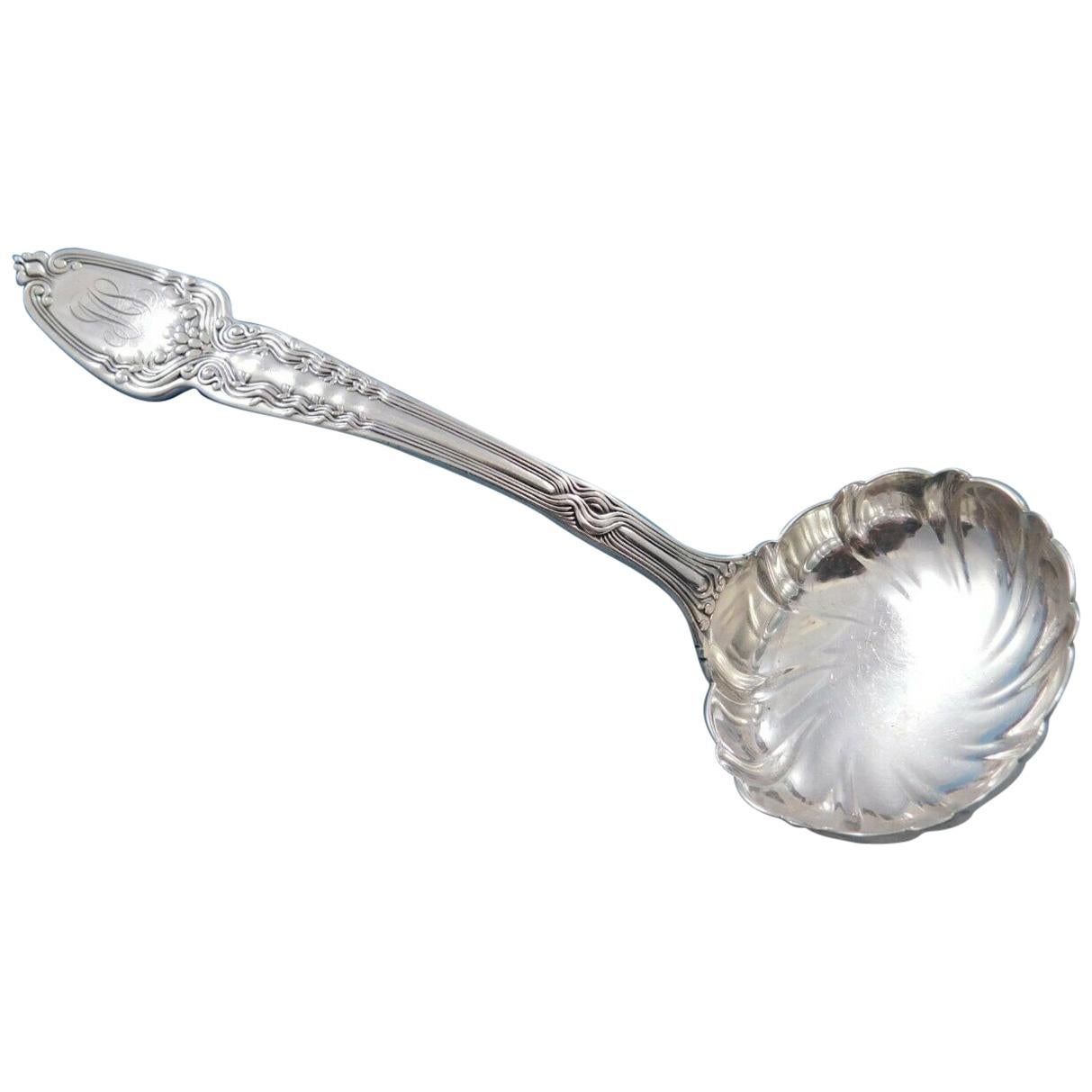 Broom Corn by Tiffany and Co. Sterling Silver Gravy Ladle Swirl Ruffled