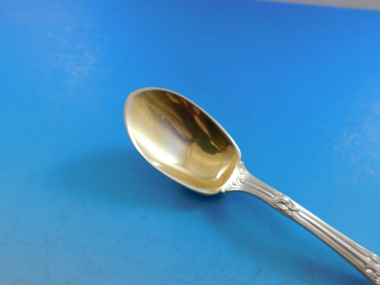 Broom Corn by Tiffany & Co. Sterling Silver Ice Cream Spoon Plain Bowl GW In Excellent Condition In Big Bend, WI