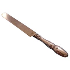 Vintage Broom Corn by Tiffany & Co. Sterling Silver Regular Knife Blunt Blade