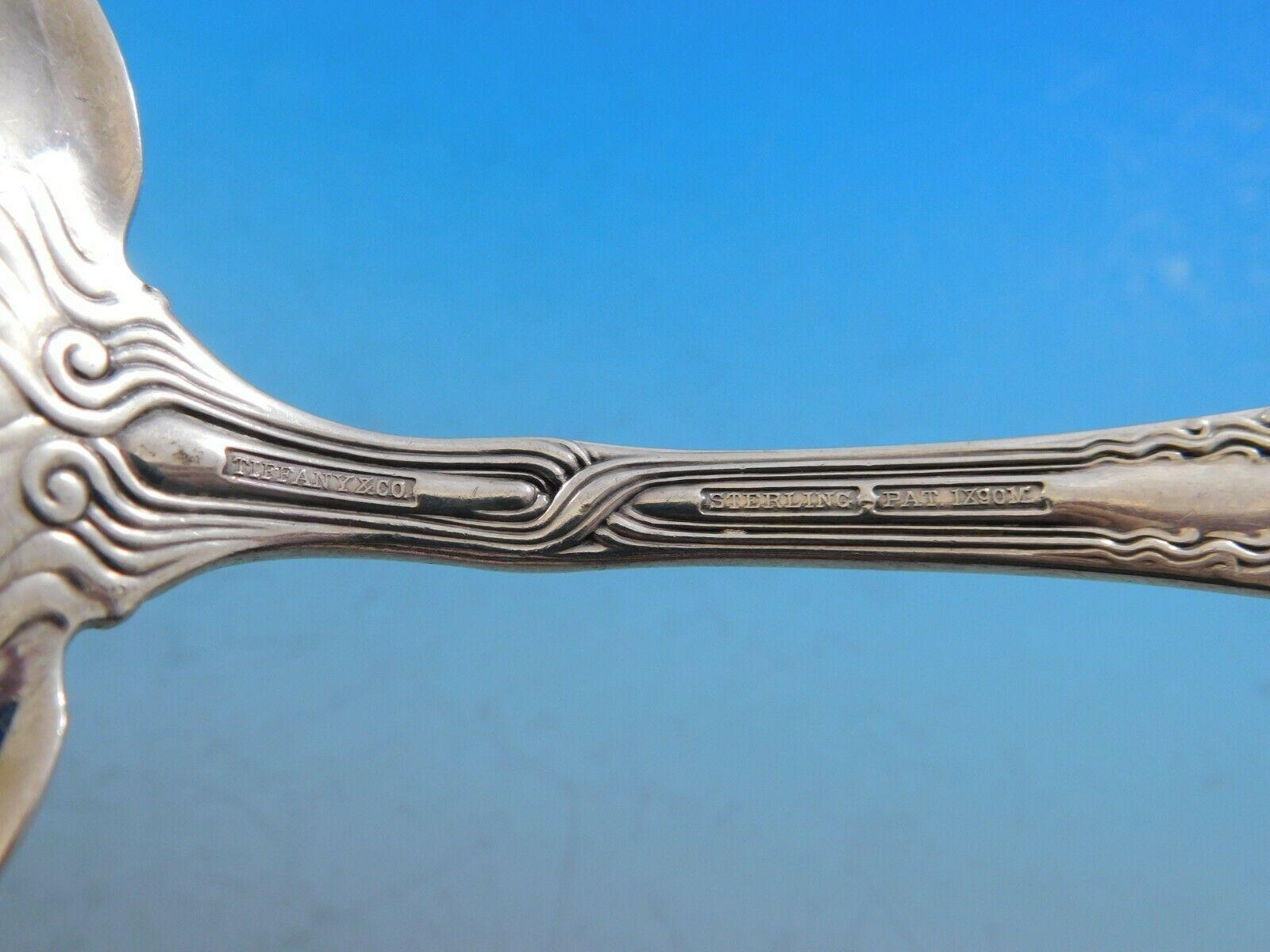 Besenmais von Tiffany & Co. Saratoga Chip Server aus Sterlingsilber, durchbohrt, selten (20. Jahrhundert)