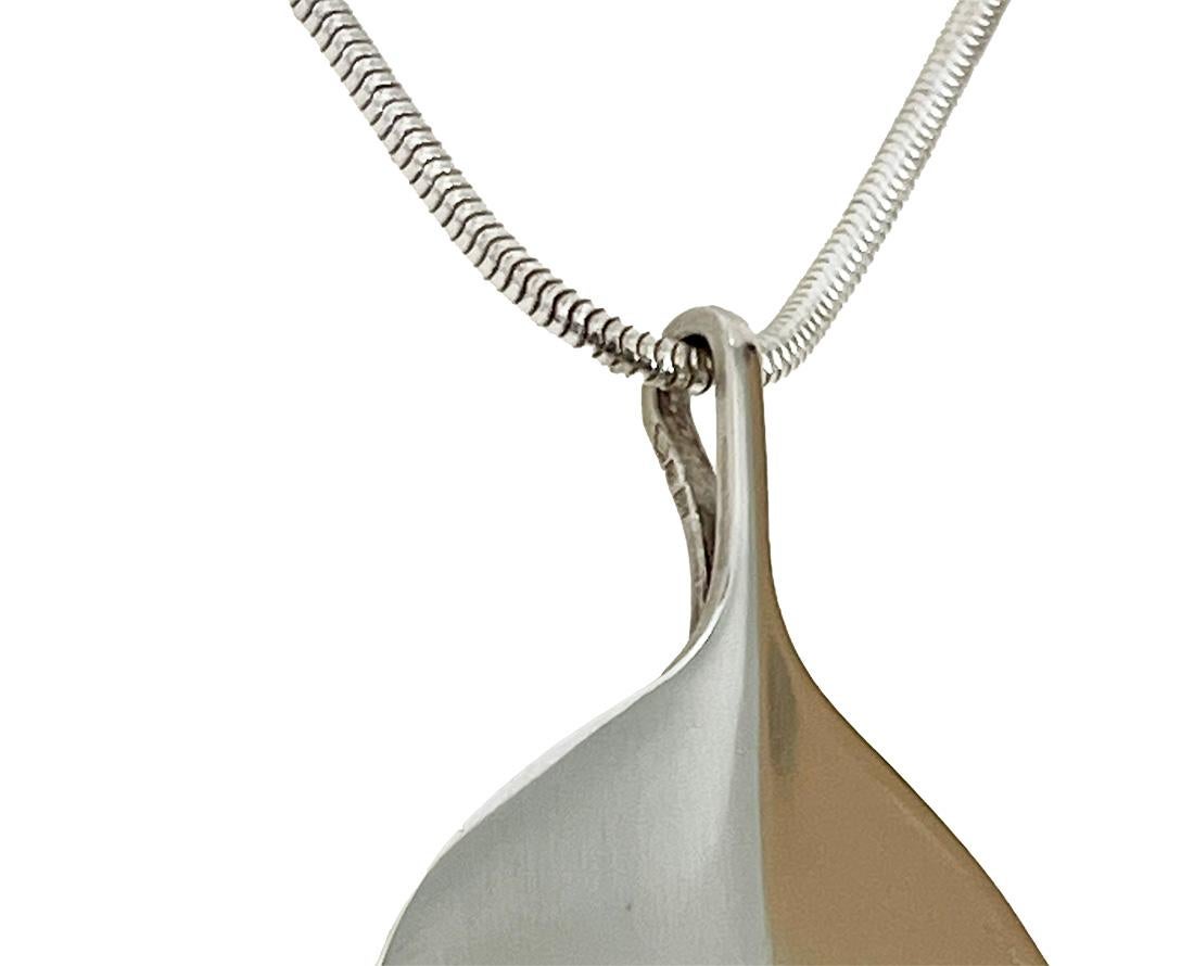20th Century Broom pendant, necklace by Bent Gabriëlsen for Georg Jensen, Denmark 1960s For Sale