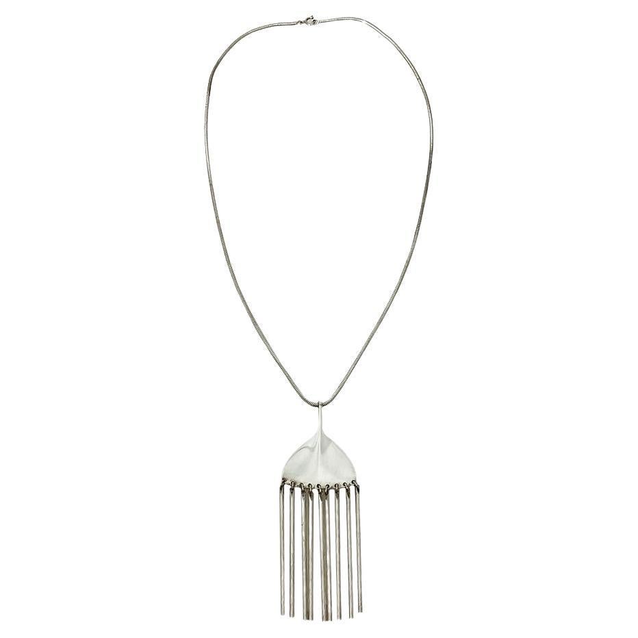 Broom pendant, necklace by Bent Gabriëlsen for Georg Jensen, Denmark 1960s
