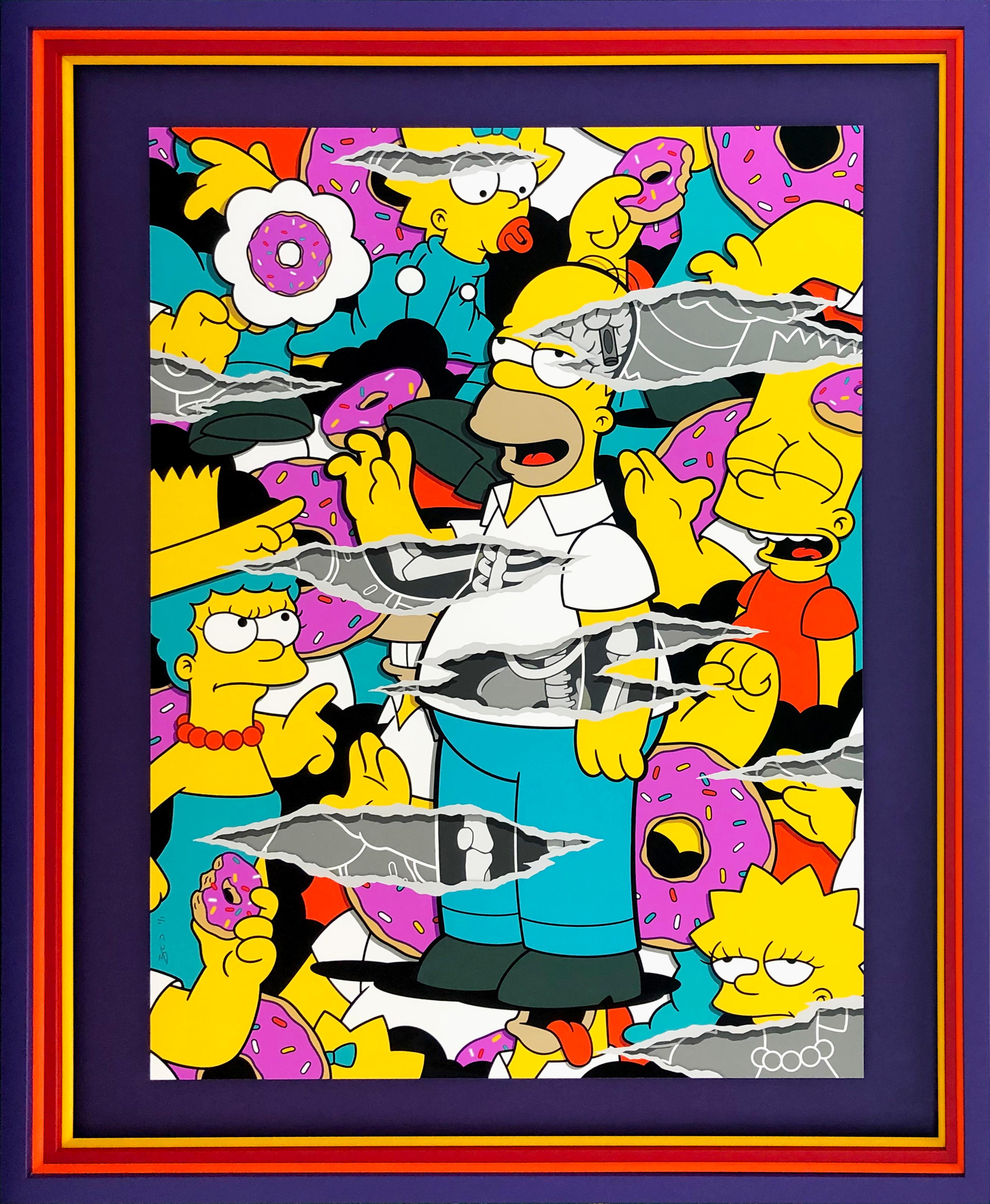 Broos Portrait Print - LAYERS (SIMPSONS)