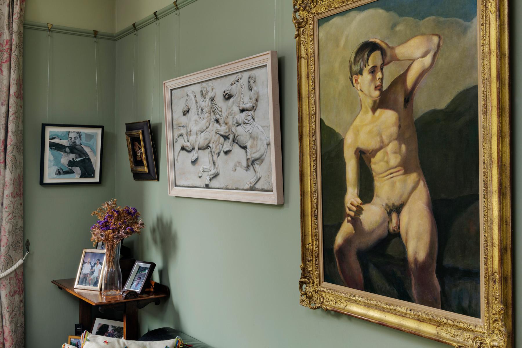 Nudo maschile in un paesaggio 4