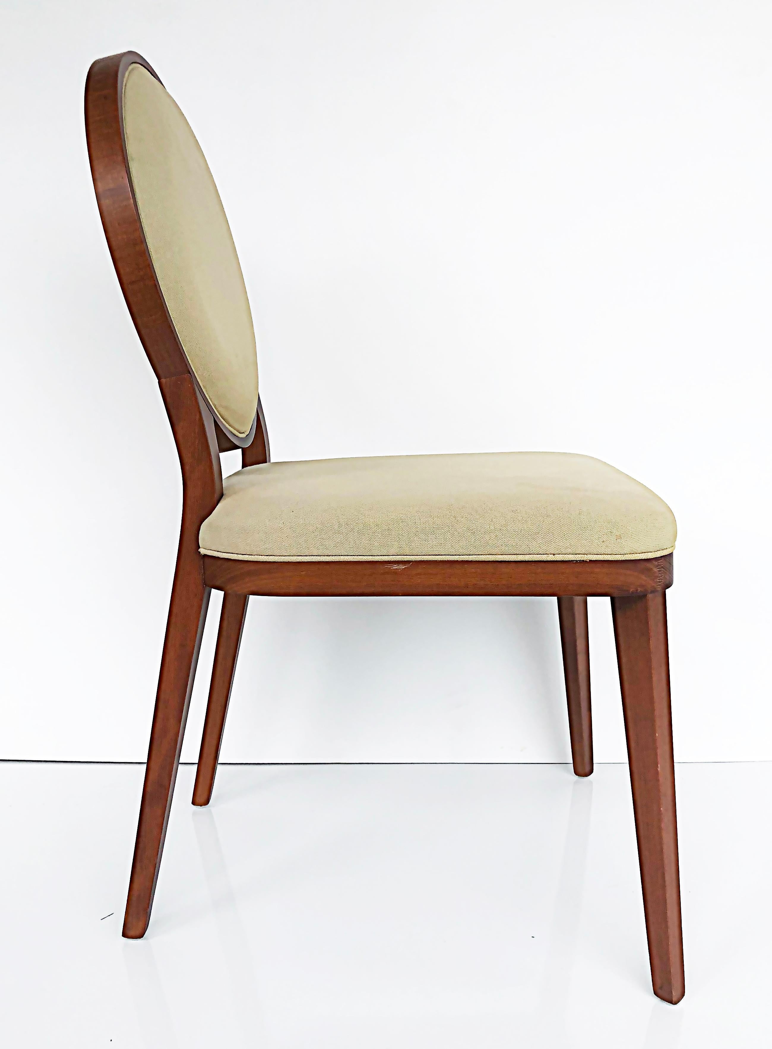 Bross Studio Riforma Italy Art Deco Style Beech Wood Chairs, Set of 6 4